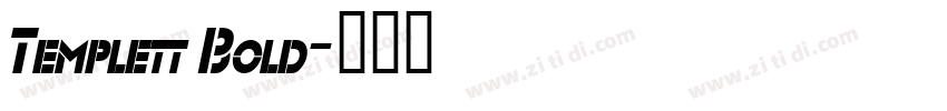 Templett Bold字体转换